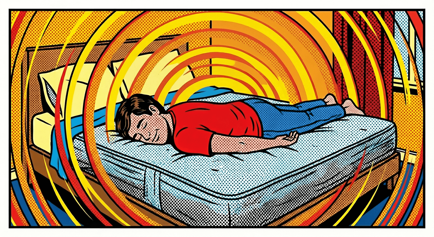 Hunger amplified by mattress when sleeping on stomach