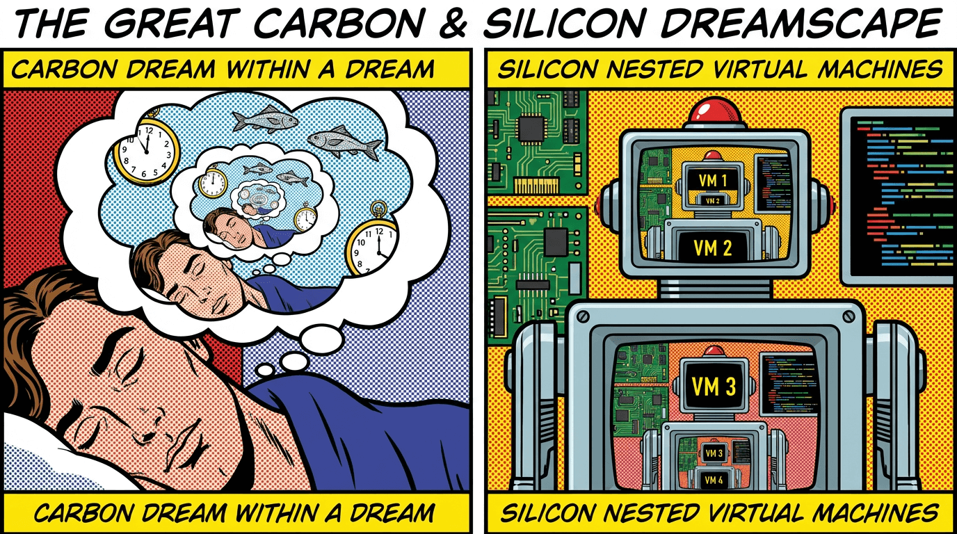 Nested dreams vs nested virtual machines