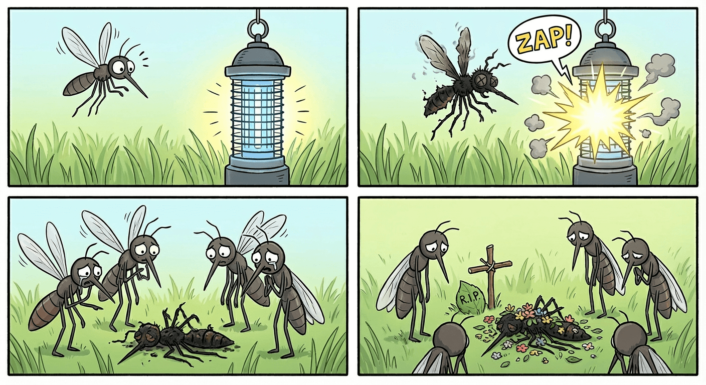Electric mosquito zapper